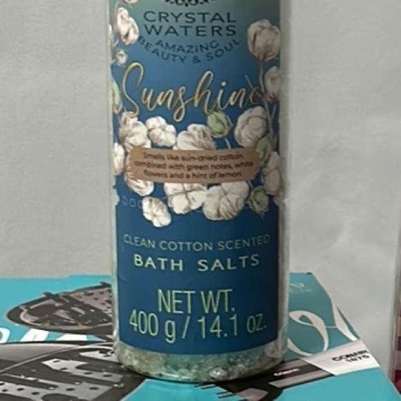 Con air diffuser, Spa headband & Crystal Waters bath Salts Clean Cotton NWT 958) - Picture 10 of 10